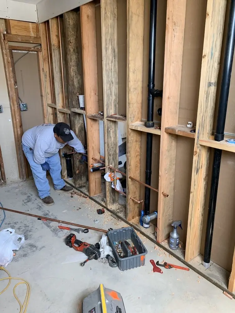 Commercial rough-in plumbing for Water Heater Replacement in Fuller Heights
